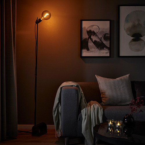 HÅRSLINGA floor lamp