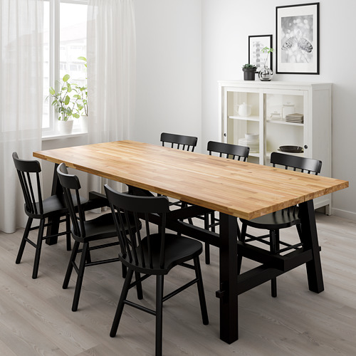 NORRARYD/SKOGSTA table and 6 chairs