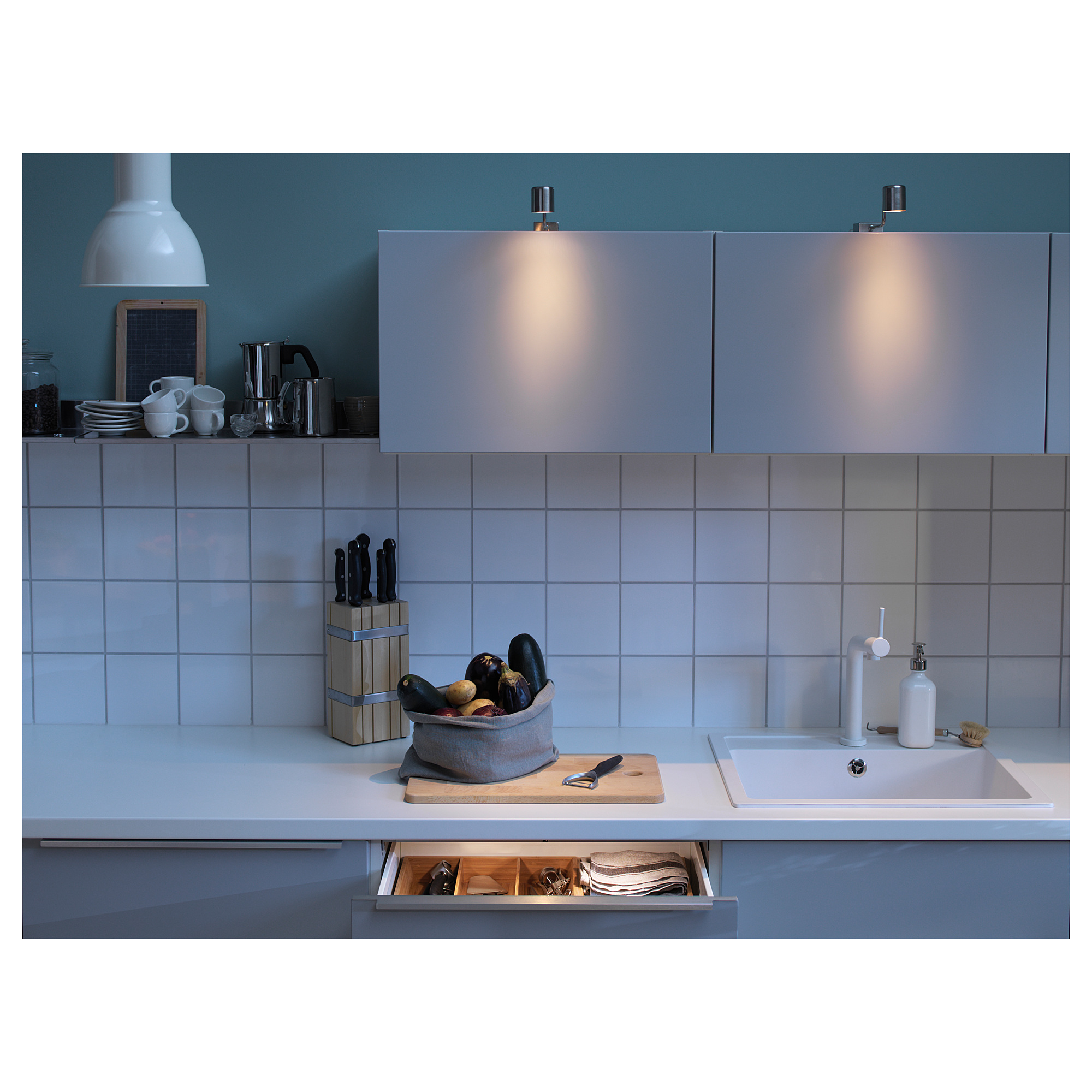 URSHULT LED lighting, nickelplated IKEA Hong Kong and Macau