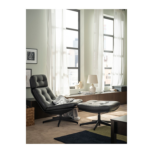 HAVBERG armchair and footstool