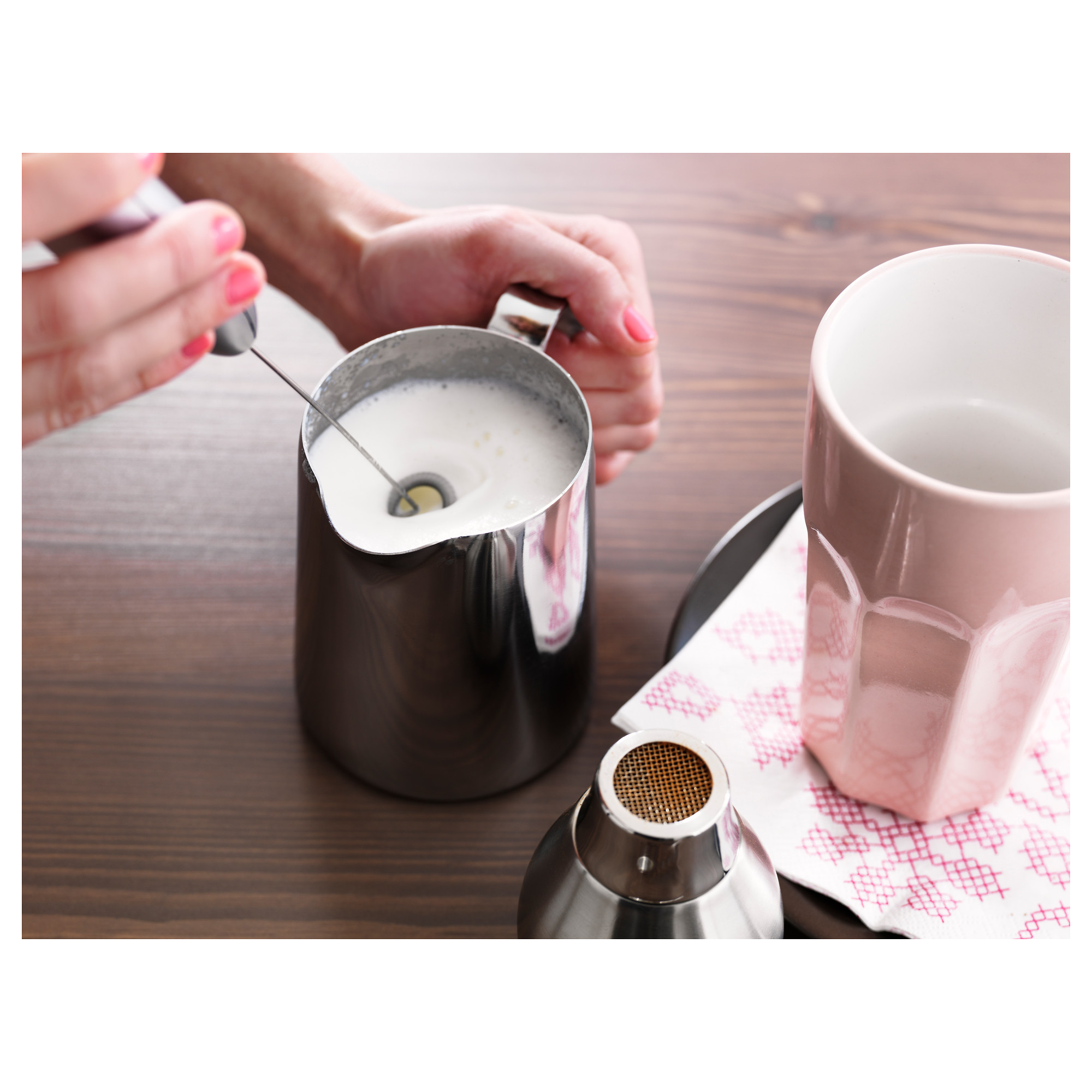 MÅTTLIG milk-frothing jug