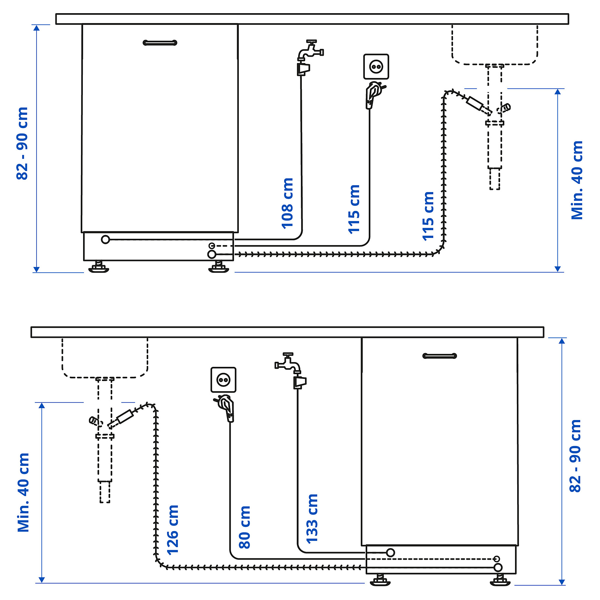 LAGAN integrated dishwasher