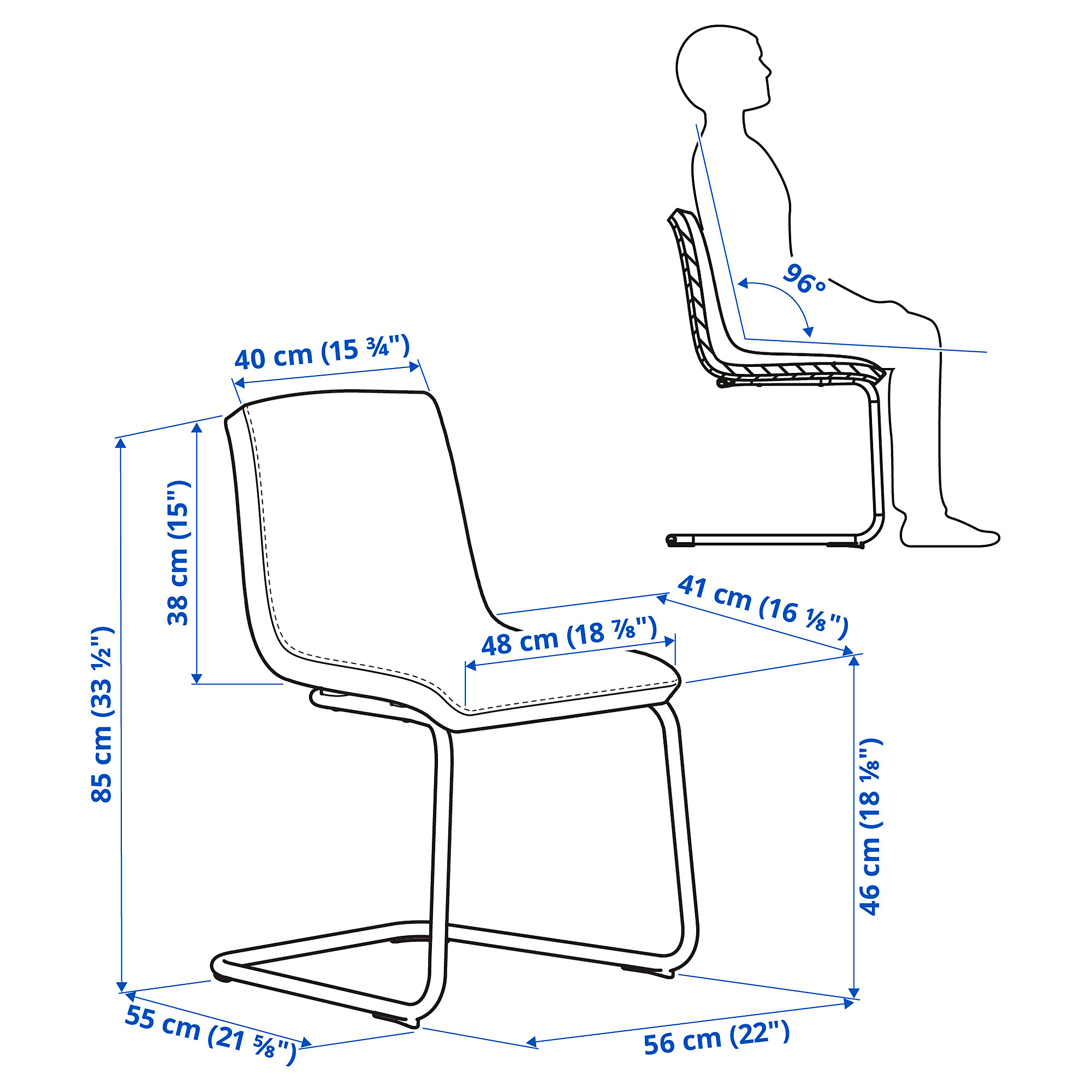 LUSTEBO chair