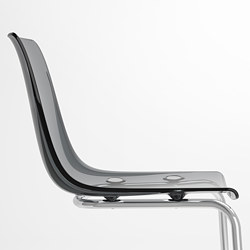 TOBIAS - chair, transparent/chrome-plated | IKEA Hong Kong and Macau - PE735614_S3