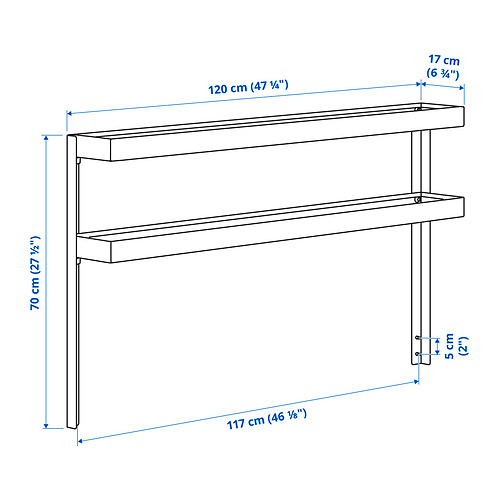 BÅTSKÄR add-on unit with shelves