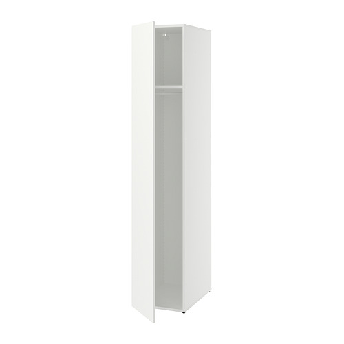 LASTARE - wardrobe combination, white, 40x62x200 cm | IKEA Hong Kong and Macau - PE997610_S4