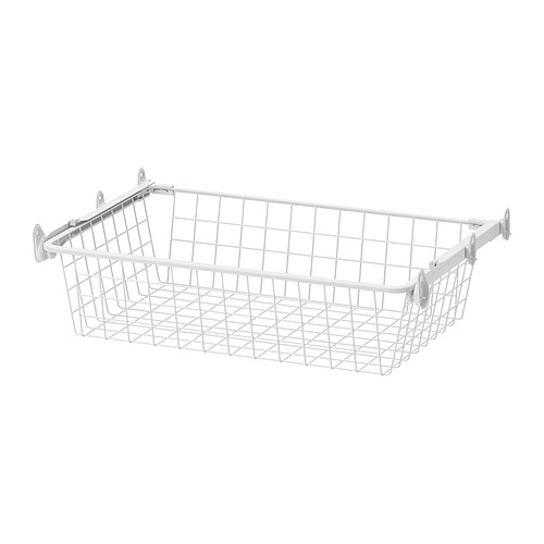 ALTARLIDEN - 鋼條籃連導軌, 白色, 60x42 厘米 | IKEA 香港及澳門 - PE997636_S4