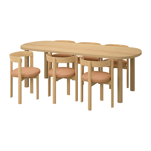 STOCKHOLM 2025/STOCKHOLM 2025 table and 6 chairs