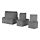SKUBB - box, set of 6, dark grey | IKEA Hong Kong and Macau - PE667775_S1