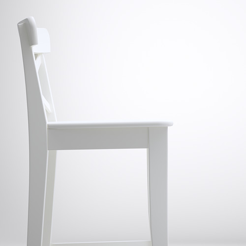 INGOLF bar stool with backrest