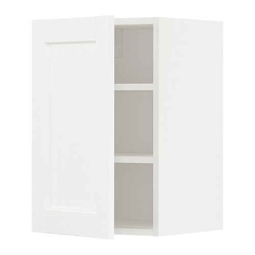 METOD wall cabinet with shelves