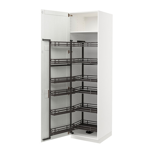 METOD high cabinet with pull-out larder