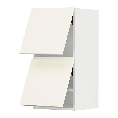 METOD wall cabinet horizontal w 2 doors