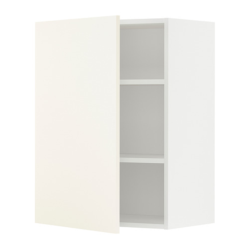 METOD wall cabinet with shelves