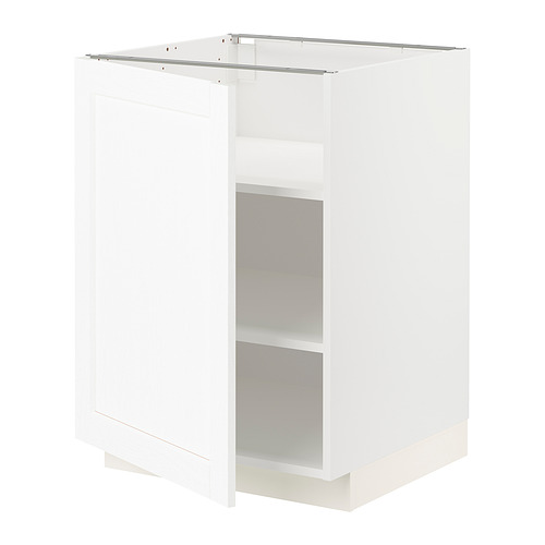 METOD base cabinet with shelves