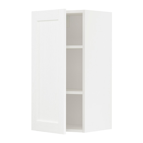 METOD wall cabinet with shelves