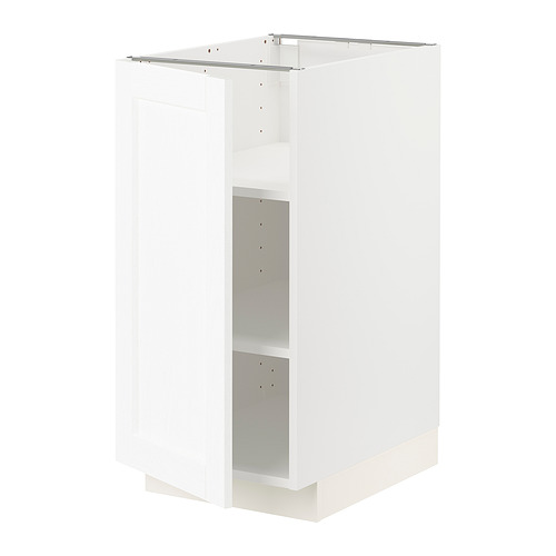 METOD base cabinet with shelves