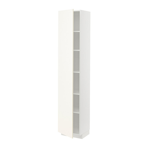 METOD high cabinet with shelves