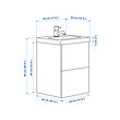 TVÄLLEN/ENHET wash-stnd w drawers/wash-basin/tap