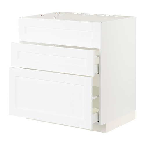 METOD/MAXIMERA base cab f sink+3 fronts/2 drawers