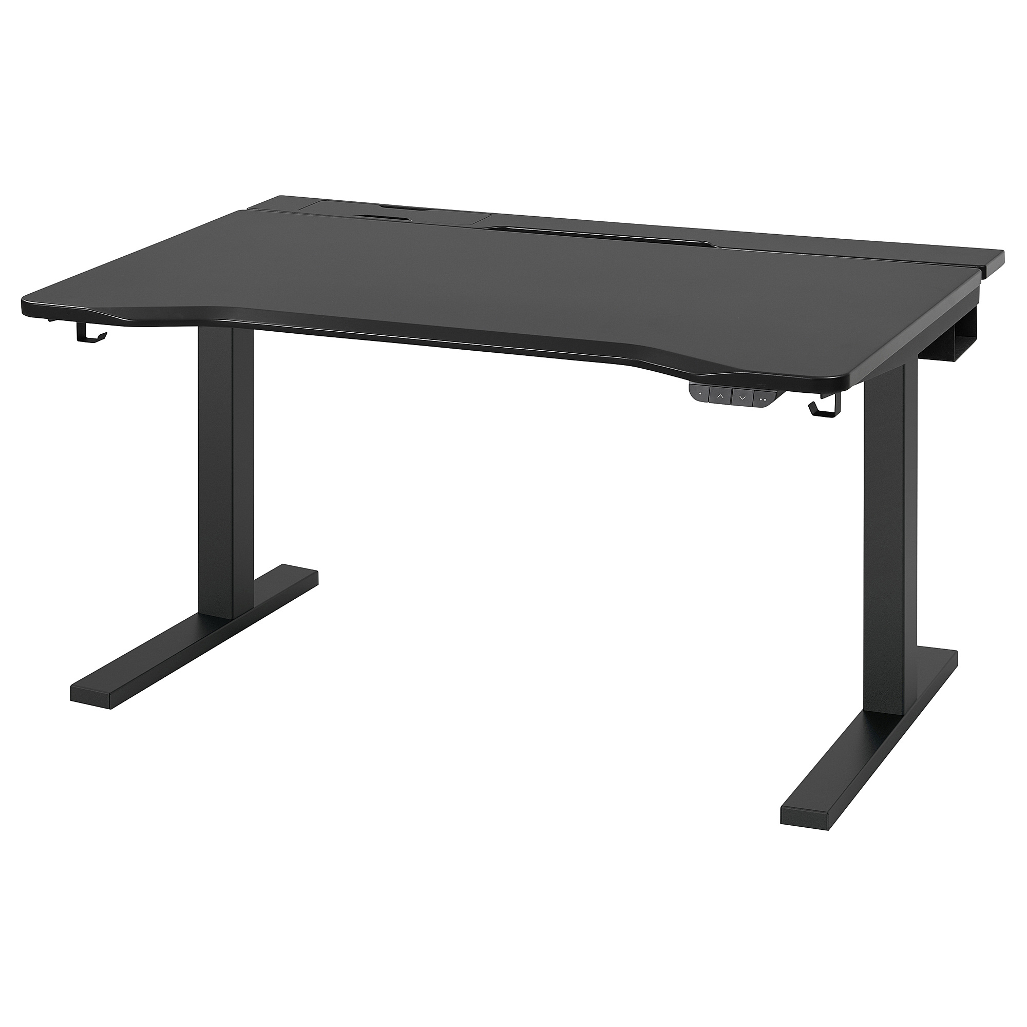 UTMANING - 升降式電競檯, 電動/黑色, 120x80 厘米| IKEA 香港及澳門