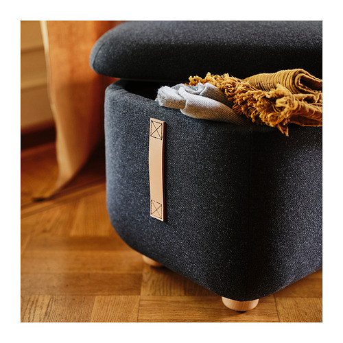 OSKARSHAMN footstool with storage