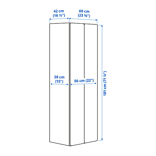 SMÅSTAD wardrobe
