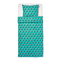 GRACIÖS - 被套枕袋套裝, 方塊圖案/粉紅色 | IKEA 香港及澳門 - PE756592_S3