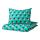 GRACIÖS - duvet cover and pillowcase, dotted/pink turquoise | IKEA Hong Kong and Macau - PE756566_S1