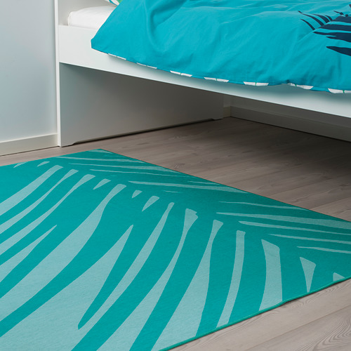 GRACIÖS rug, 133x160 cm, turquoise