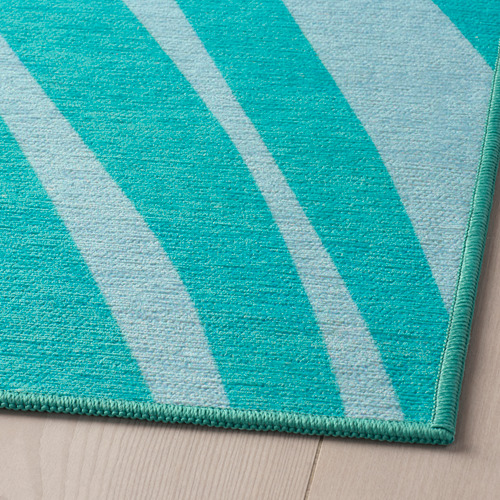 GRACIÖS rug, 133x160 cm, turquoise