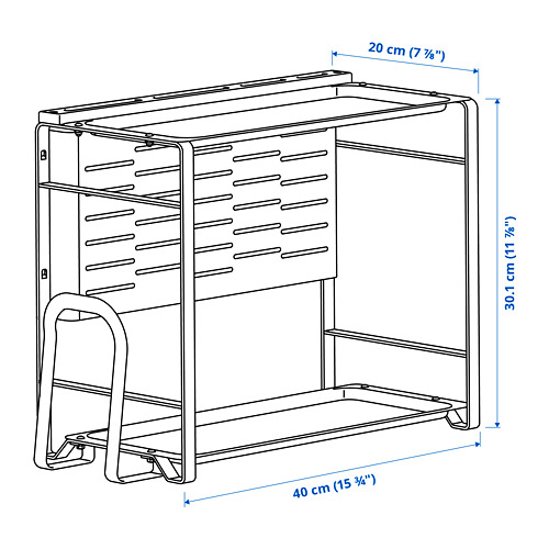 AVSTEG kitchen countertop organiser