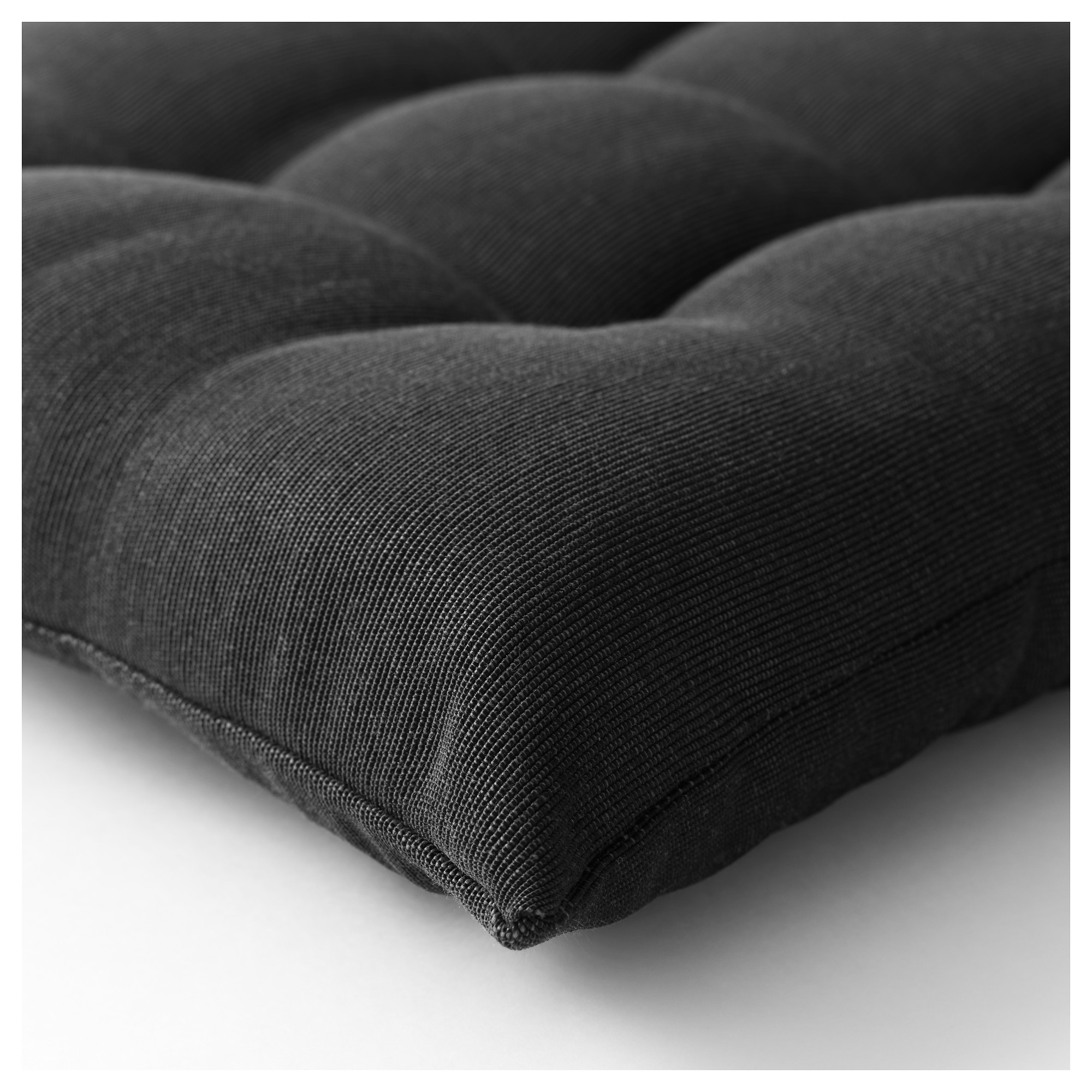 HÅLLÖ chair cushion, outdoor, black IKEA Hong Kong