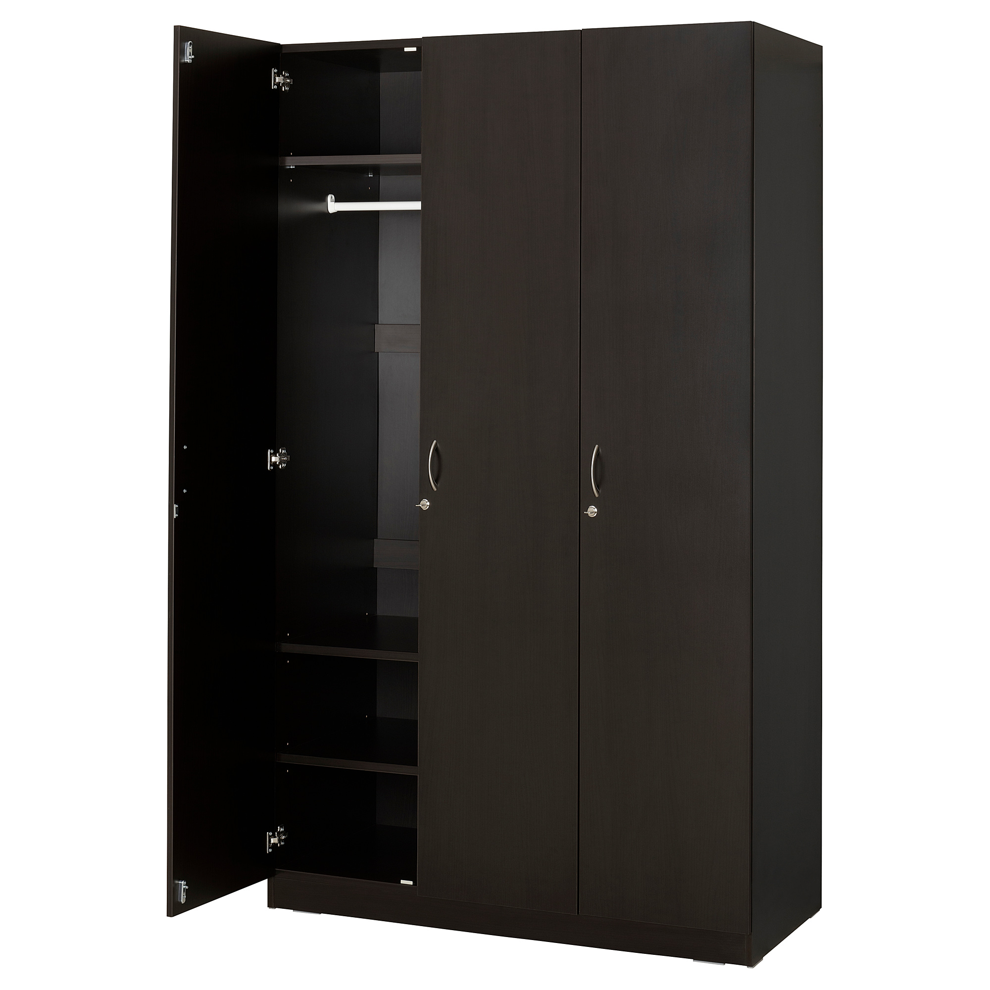 NODELAND wardrobe with 3 doors, blackbrown IKEA Hong Kong and Macau