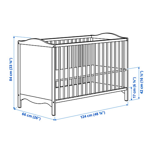 SMÅGÖRA 3-piece baby furniture set