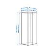 LASTARE frame with doors