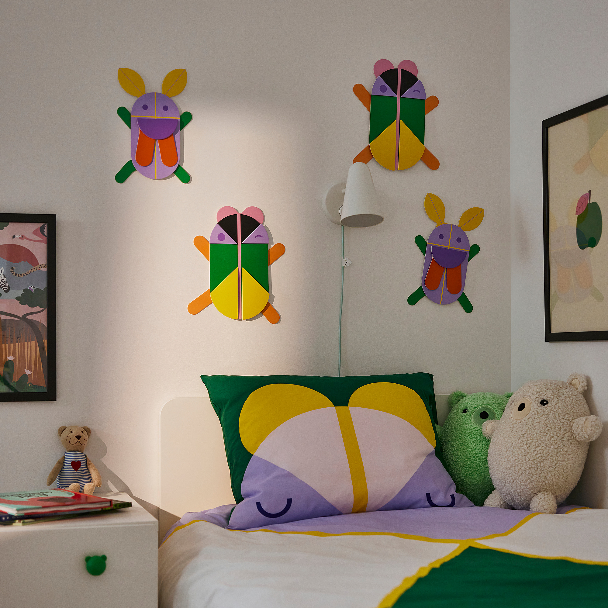GREJSIMOJS wall decoration, set of 2