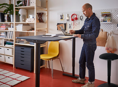 Stand and sit desk ikea deals