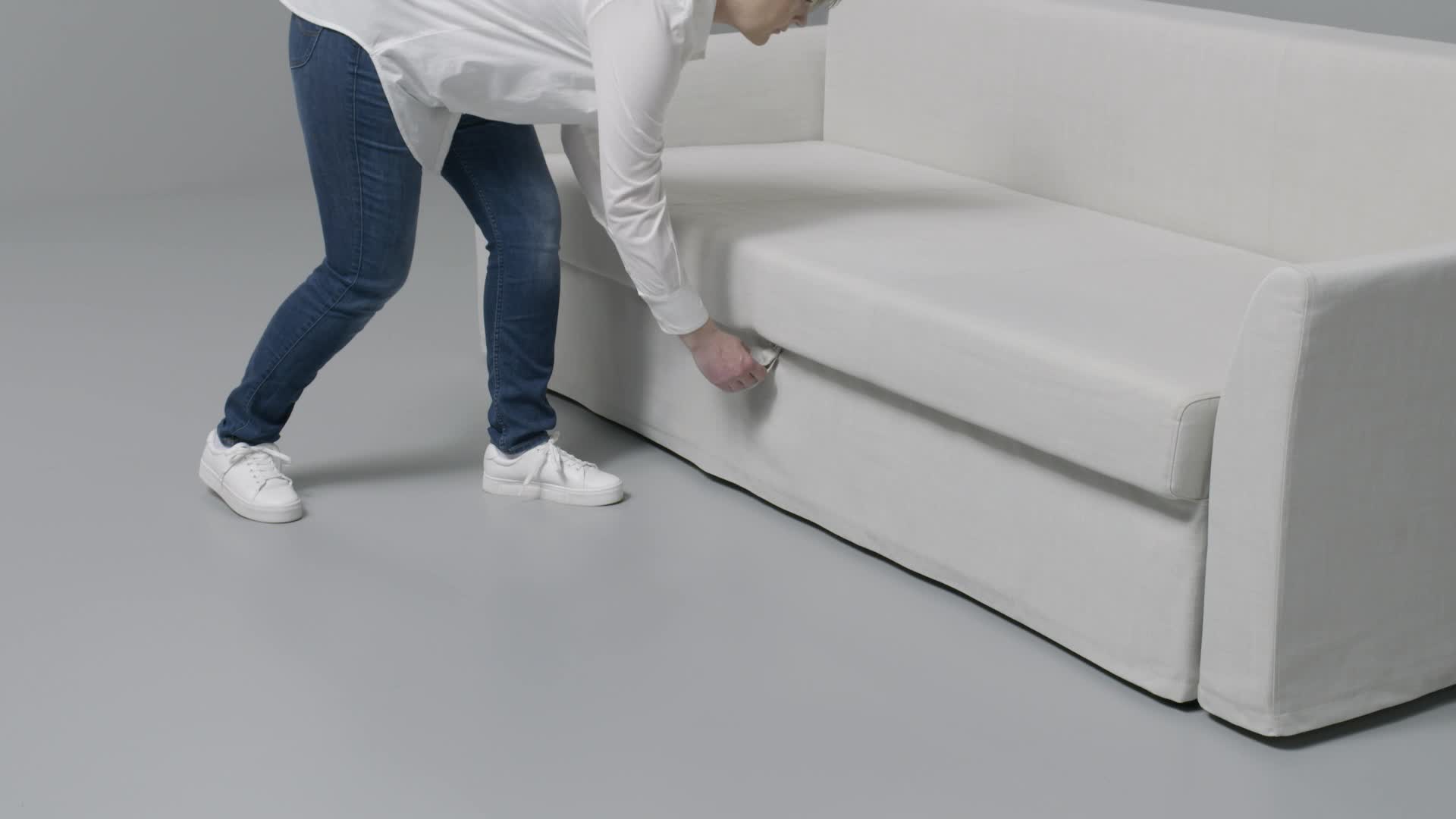 HOLMSUND - 三座位梳化床, Orrsta 淺藍色| IKEA 香港及澳門 