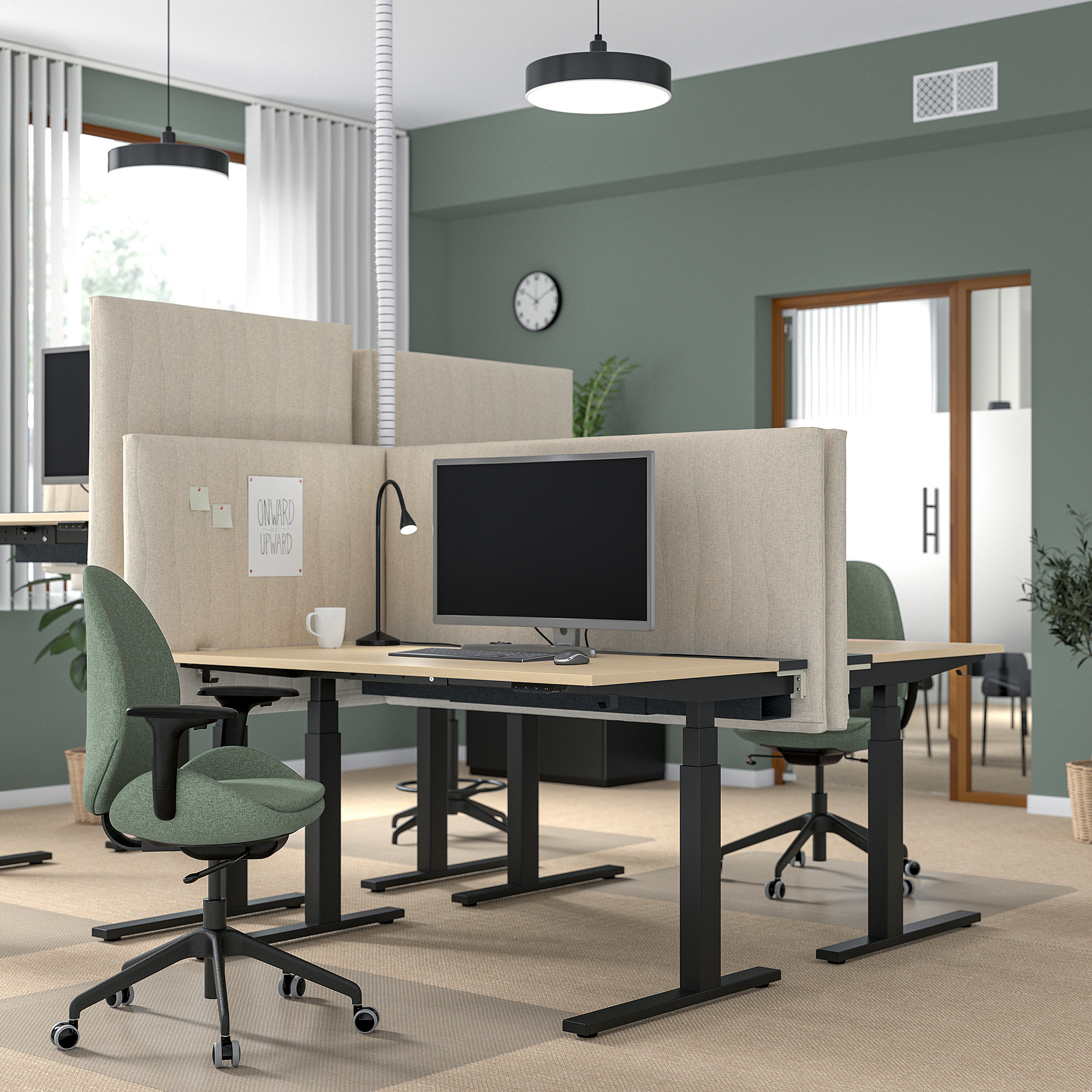 MITTZON acoustic screen for desk
