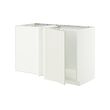 METOD corner base cabinet for sink
