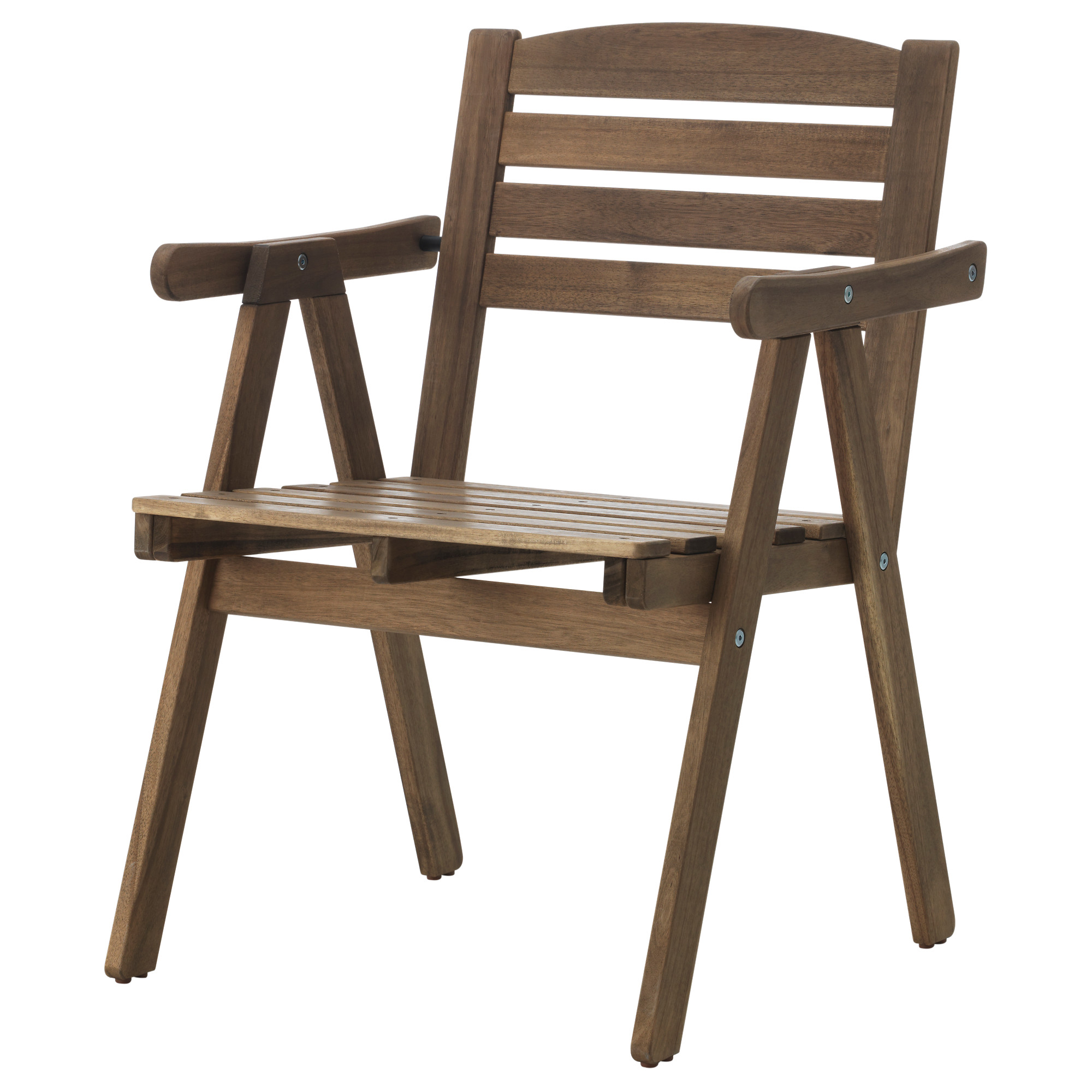 Ikea Wooden Patio Chairs Applaro Brown Stained Table 4 Folding Chairs