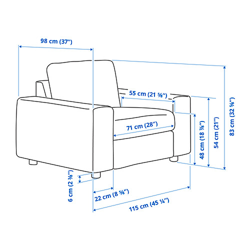 VIMLE armchair