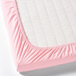 LEN - 嬰兒床床笠, 白色 | IKEA 香港及澳門 - PE681552_S3