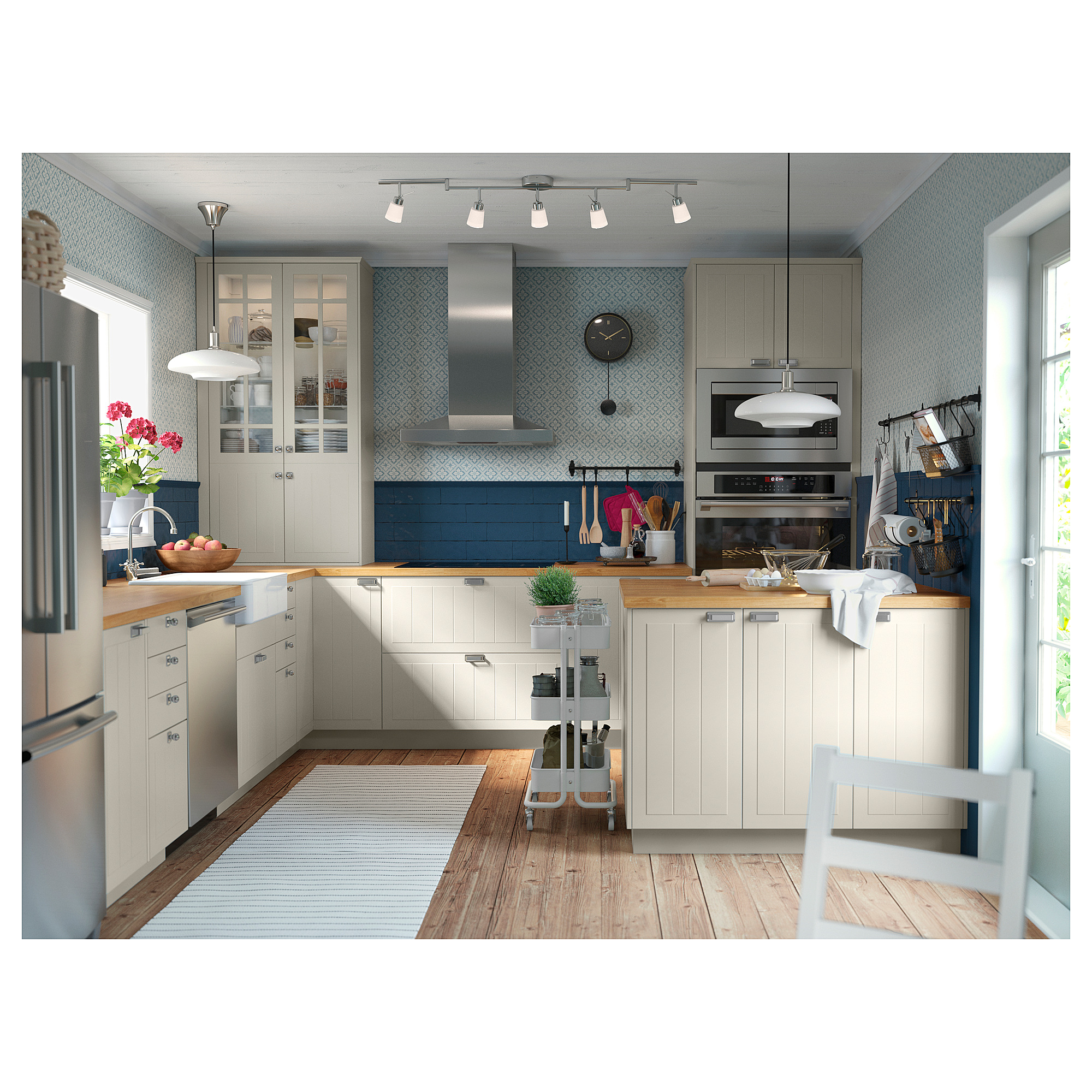 TIDIG ceiling spotlight with 5 spots