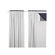 GLANSNÄVA curtain liners, 1 pair