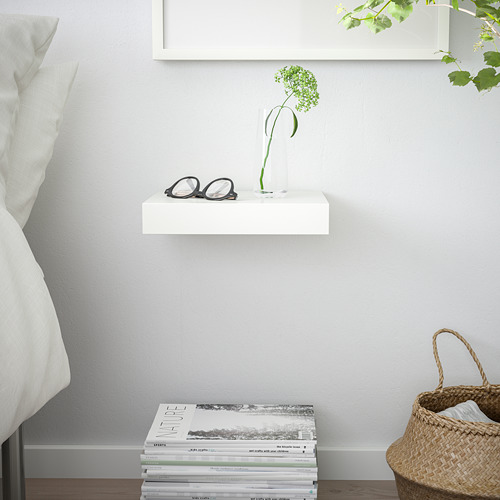 LACK wall shelf, 30x26 cm, white