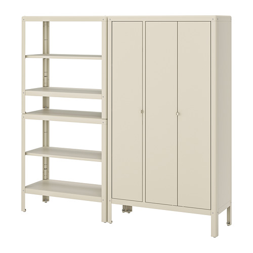 KOLBJÖRN shelving unit with cabinet