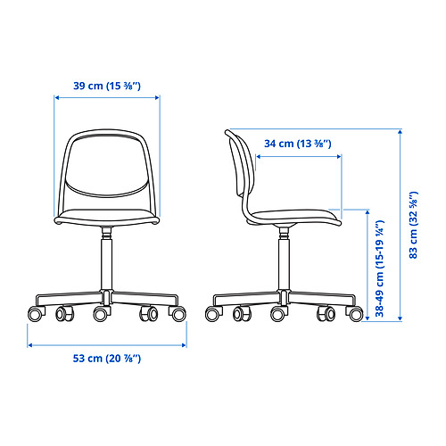 ÖRFJÄLL children's desk chair