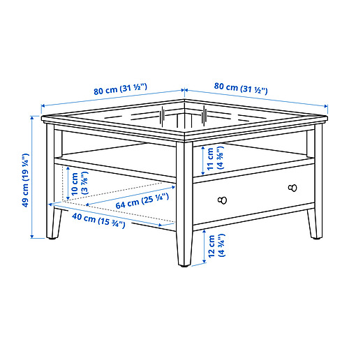 IDANÄS coffee table